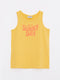 Crew Neck Printed Cotton Girl Athlete